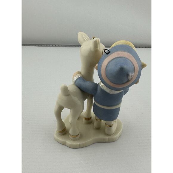 Vintage Lenox Rudolf and Hermey "Glowing Friendship" Ornament 2003 Porcelain - Picture 4 of 9